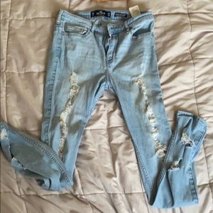 Hollister high rise super skinny jeans